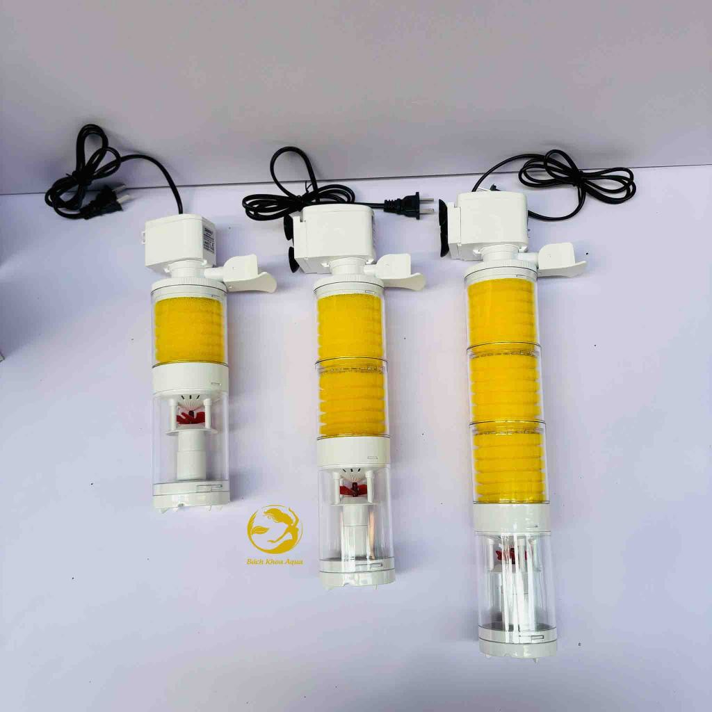 Máy lọc trong bể cá Sobo AQ-102F / AQ-103F / AQ-104F giúp cá khỏe nước trong