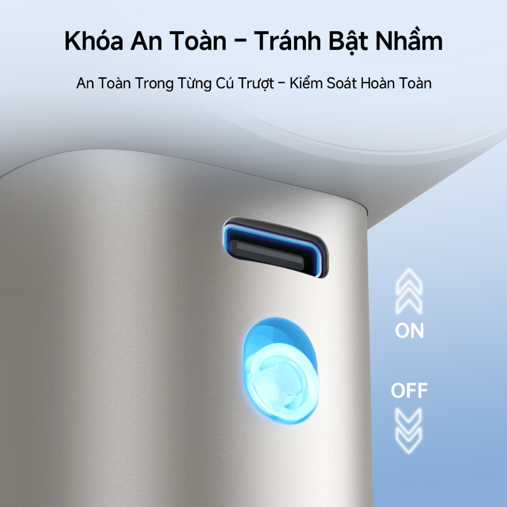 Quạt tay JisuLife Pro1/S siêu nhỏ gọn gió siêu mạnh pin trâu 100 cấp độ điều chỉnh màn hình LED sạc điện để bàn dã ngoại | BigBuy360 - bigbuy360.vn