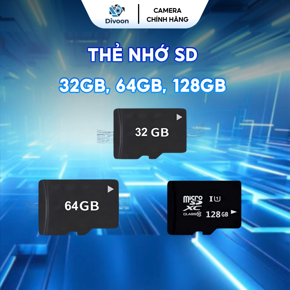 Thẻ Nhớ 32GB, 64GB, 128GB, Thẻ SD Micro SD