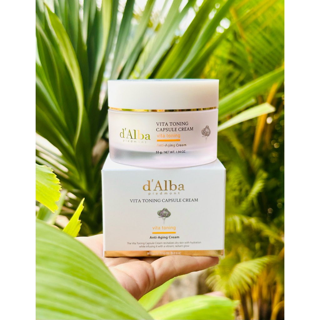 Toner/ Kem Dalba dưỡng trắng và cấp ẩm DAlba white truffle vita capsule cream