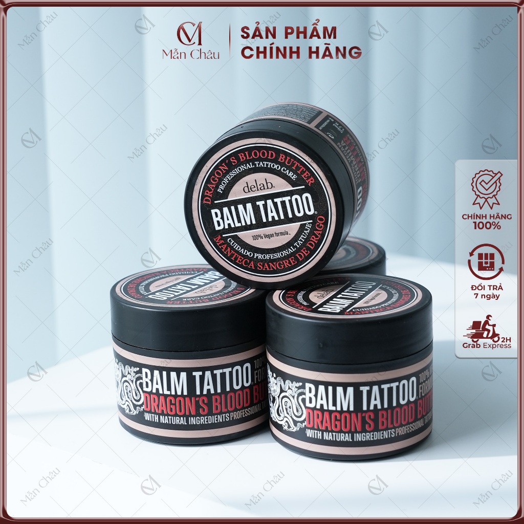 Kem Dưỡng Da Balm Tattoo Dragons Blood Hũ Mini size 50ml