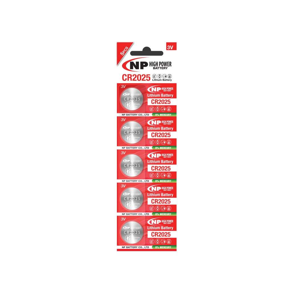 Pin CMOS CR2025 3V NP National Power & Maxell Chính Hãng – Pin Lithium Dùng Cho Máy Đo Đường Huyết, Smartkey Xe Máy