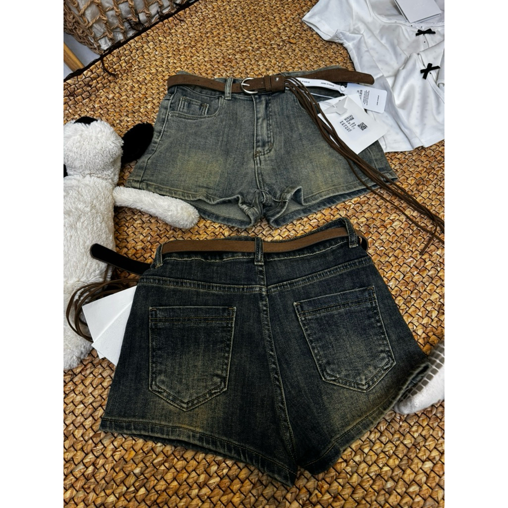 9092 June quần short june kèm đai quảng châu om