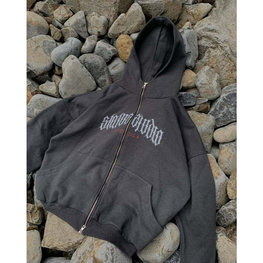 Hoodie Zip 88 Overdrive - Status Stt - Dark Gray Hoodie Zip