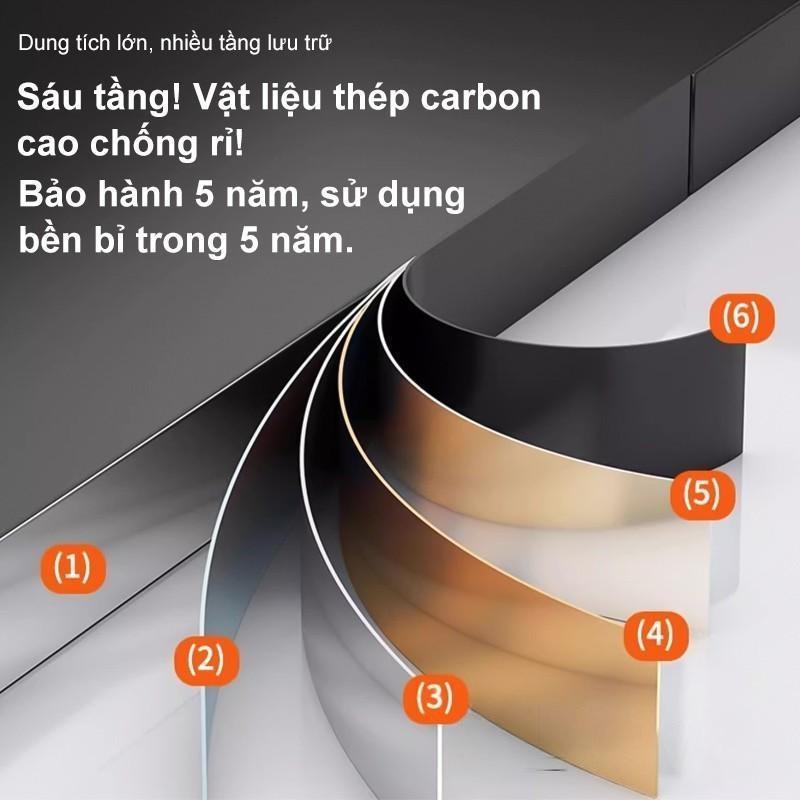 ALOVE Kệ sắt v lỗ nhiều tầng để đồ đa năng thép dày chịu tải cao chống gỉ điều chỉnh chiều cao | BigBuy360 - bigbuy360.vn