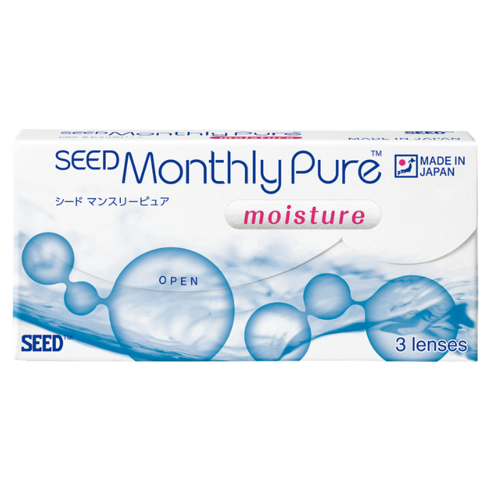 SEED Monthly Pure moisture 1piece/chiếc Japan contact lenses - Kính áp tròng SEED 1 tháng