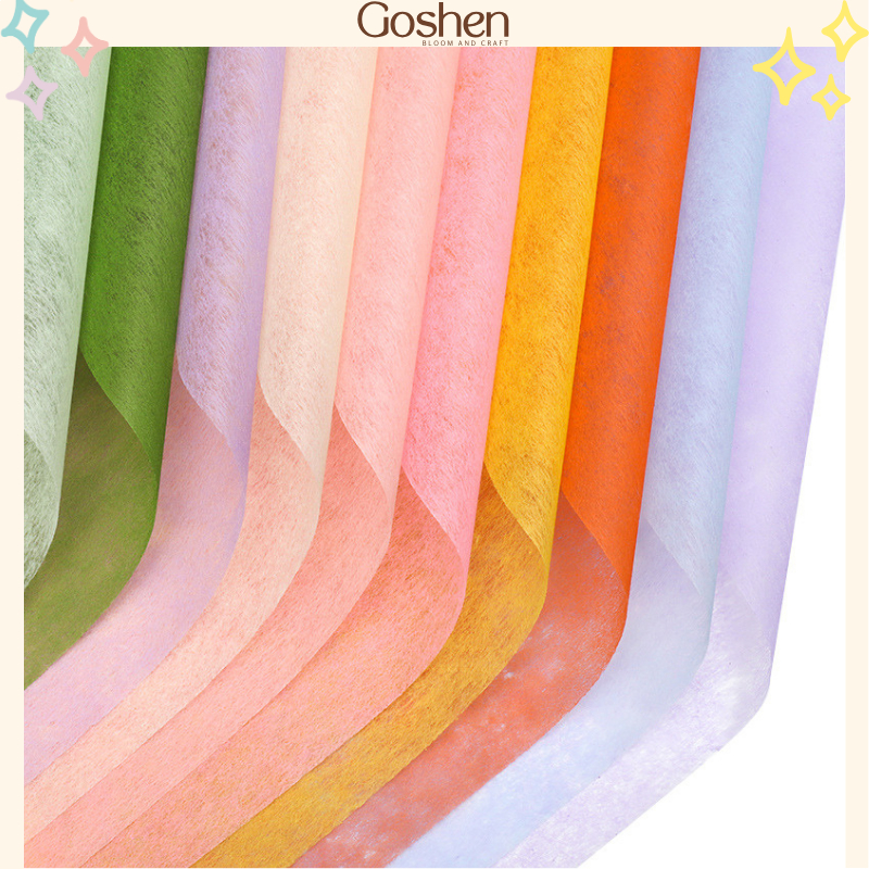 (48×48cm) Giấy Mesh, Giấy Mếch Gói Hoa, Gói Quà, Giỏ Trái Cây