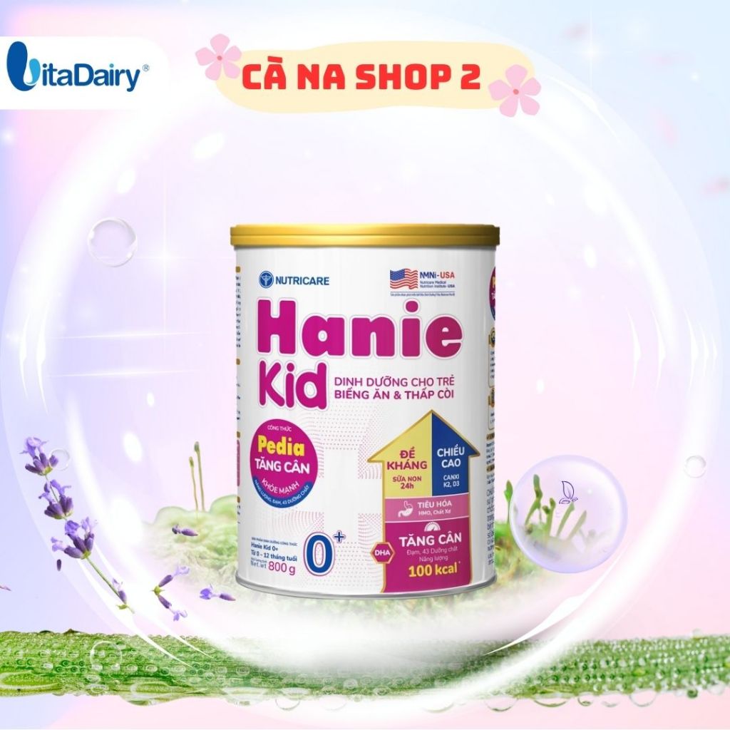 Sữa Bột Hanie Kid 0+ 850g - NUTRICARE