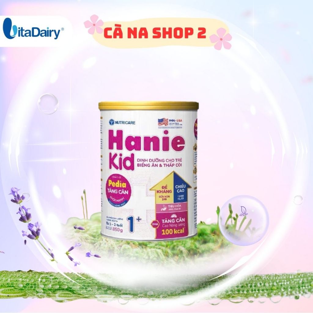 Sữa Bột Hanie Kid 1+ 850g - NUTRICARE
