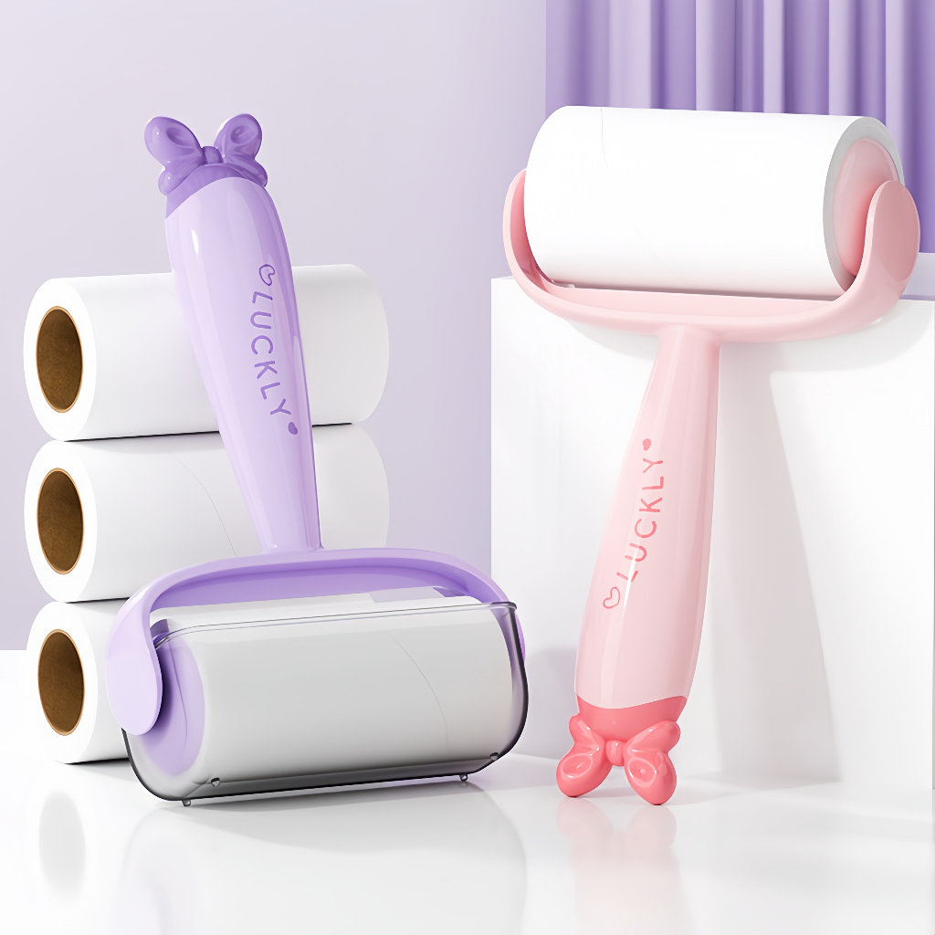 Cây Lăn Bụi Làm Sạch Quần Áo, Lõi lăn bụi 10cm, Con Lăn Loại Bỏ Bụi Lông Ga Giường, Sofa, Lông Chó Mèo