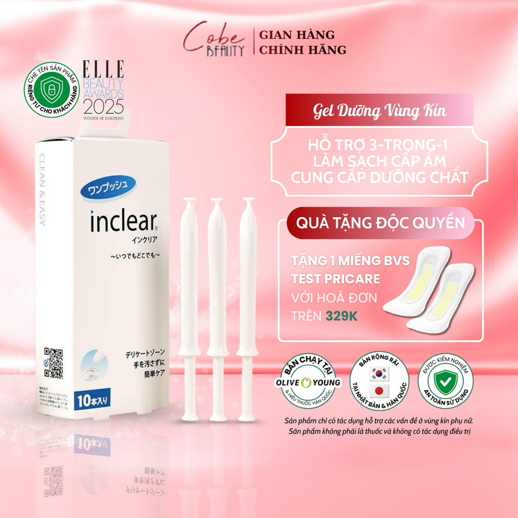 [Bản Nhật - Date Mới] Đũa Thần Inclear Kiesn Dung Dịch Vệ Sinh Phụ Nữ Nhật Bản - Chính Hãng