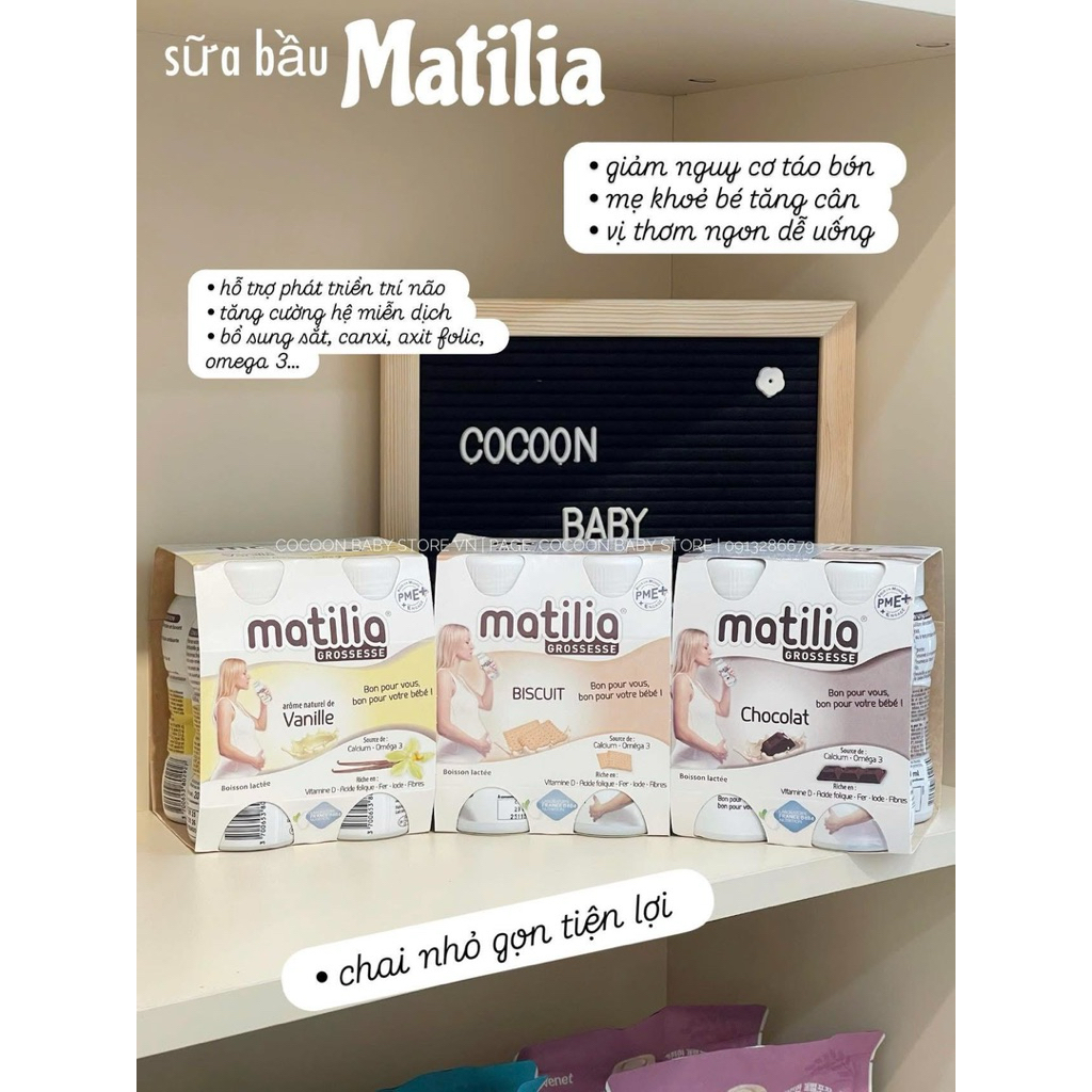 Sữa nước MATILIA cho mẹ bầu ( chai )