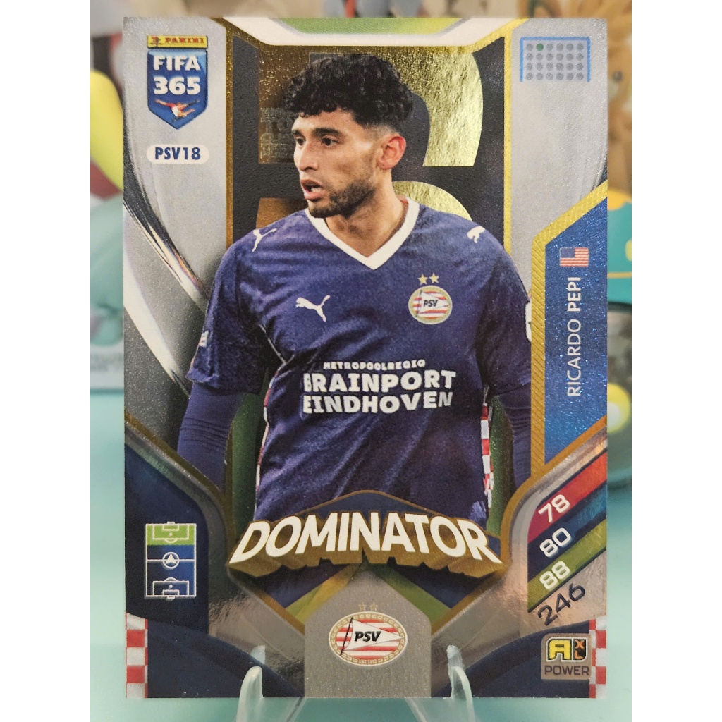 Thẻ DOMINATOR Ricardo Pepi Panini Fifa 365 2025/2026 (PSV Eindhoven) (25/26) (Bóng Đá)