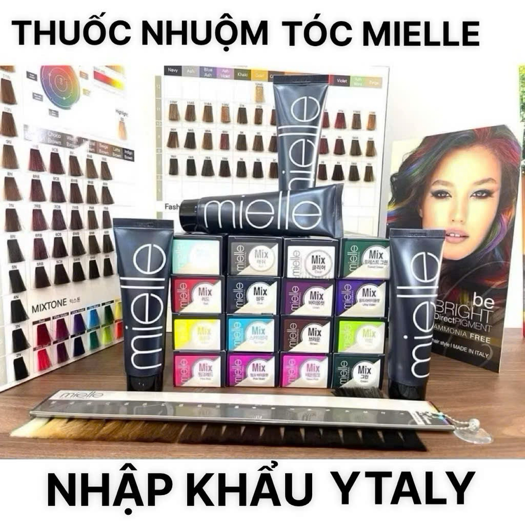 Thuốc Nhuộn Tóc MIELLE-Màu Mielle YTALY Cao Cấp Tip 120ml
