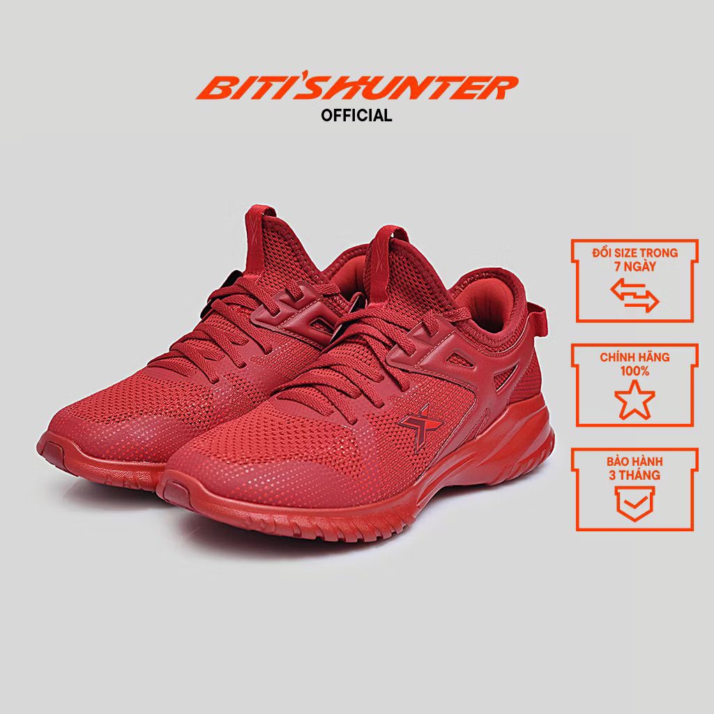 Giày Bitis hunter X HSM008000 Phiên bản đỏ Tết