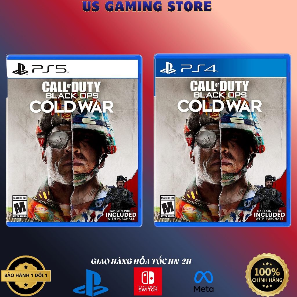 Đĩa game Call of Duty Black Ops Cold War PS4 (LIKE NEW)