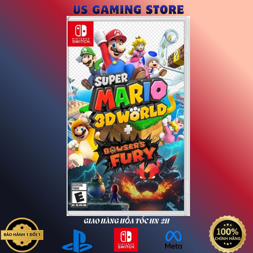 Băng game nintendo switch Super Mario 3D World + Bowser’s Fury