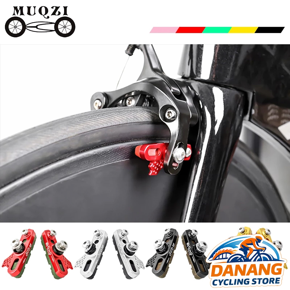 Cặp Gôm Phanh Xe Đạp MUQZI Cho Vành Carbon – Phanh Êm, Bám Tốt, Ít Mòn