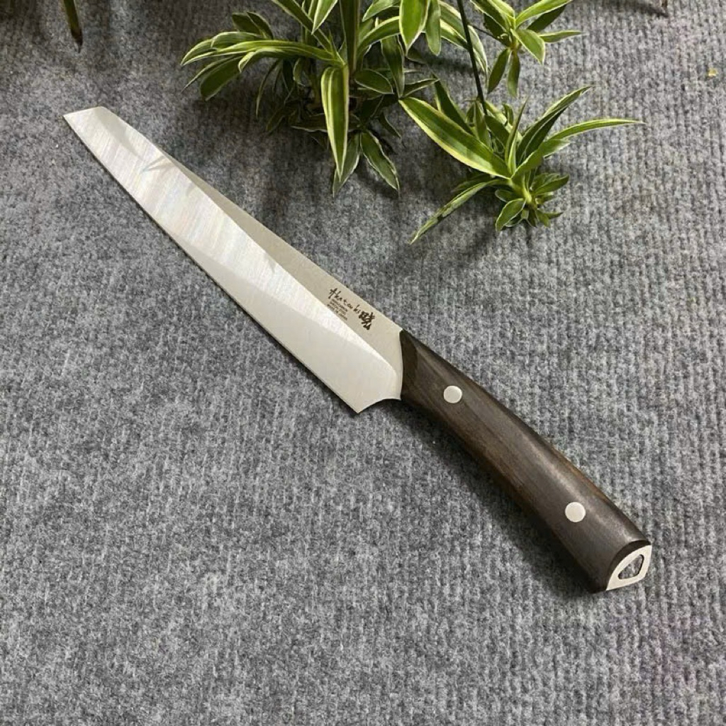 Dao làm bếp, thái bổ dưa,  thép liền khối dài 33cm