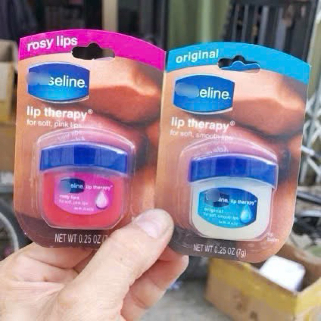 Bán sỉ 10  Sáp dưỡng môi vaselin 7g ( được chọn màu, hạn dùng mới)
