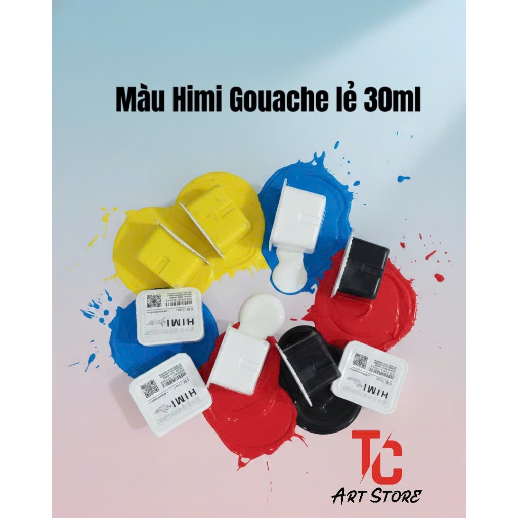 [TC-ART] Himi Gouache 30ml Bán Lẻ – Chất Mịn