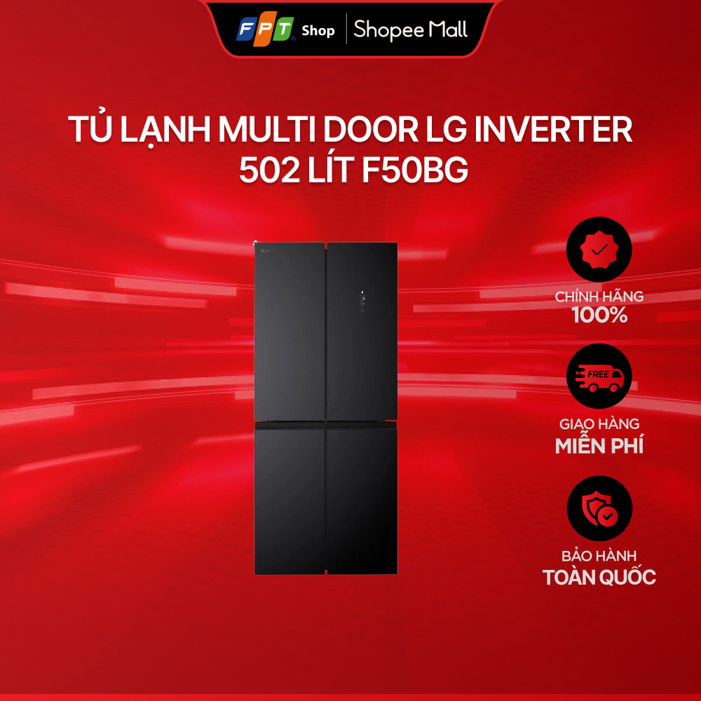 Tủ lạnh Multi door LG Inverter 502 lít F50BG | BigBuy360 - bigbuy360.vn