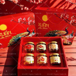 [HỎA TỐC ] Sét Quà Tết Hạt Dinh Dưỡng và trái cây sấy dẻo  Hộp quà tết 2026 AN Organic Food
