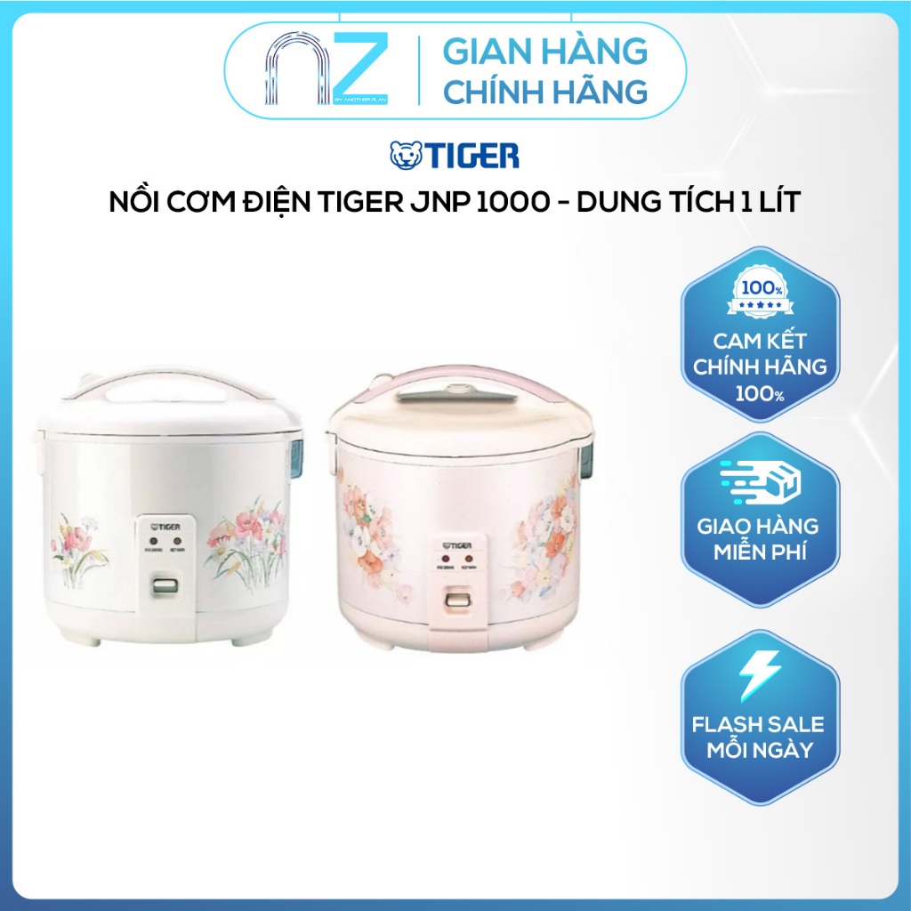 [ Hàng Chính Hãng ] Nồi cơm điện Tiger JNP 1000 dung tích 1 lít