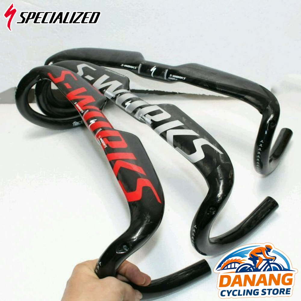 Ghi Đông Cong Dẹp Xe Đạp Road Carbon S-WORKS 420x31.8mm – Nhẹ, Cứng, Khí Động Học