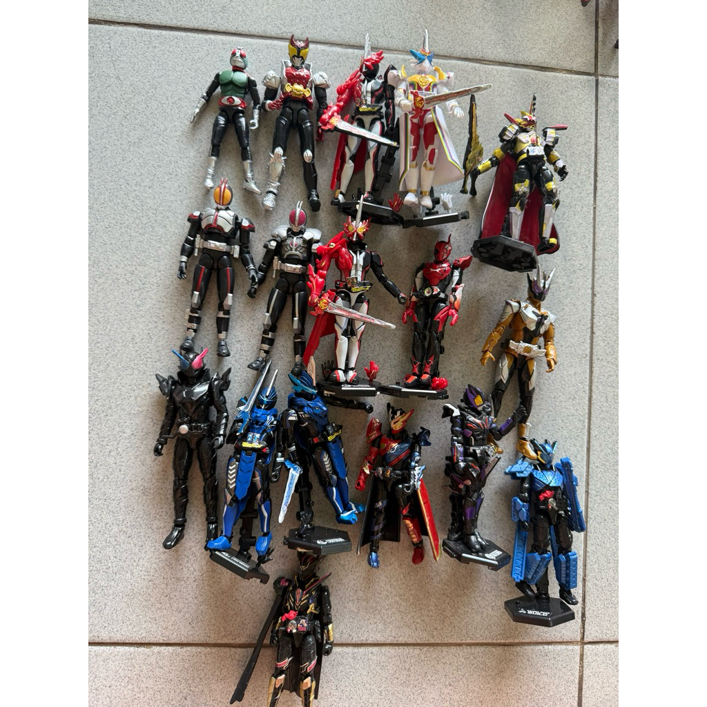 Mô hình Shodo Kamen Rider - Mô hình Kiva - Build - Saber - Zero 1 - Faiz - Build