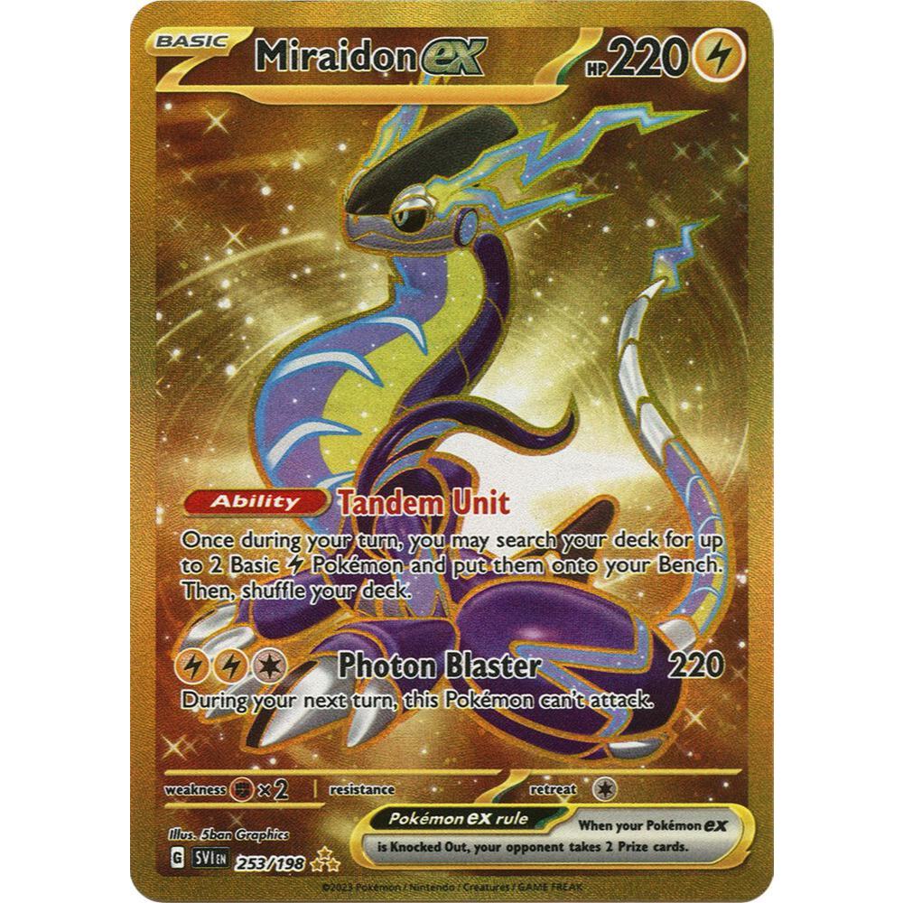 [ AllPoke ] Thẻ Bài Pokemon TCG,Miraidon ex - 253/198 -M-NM