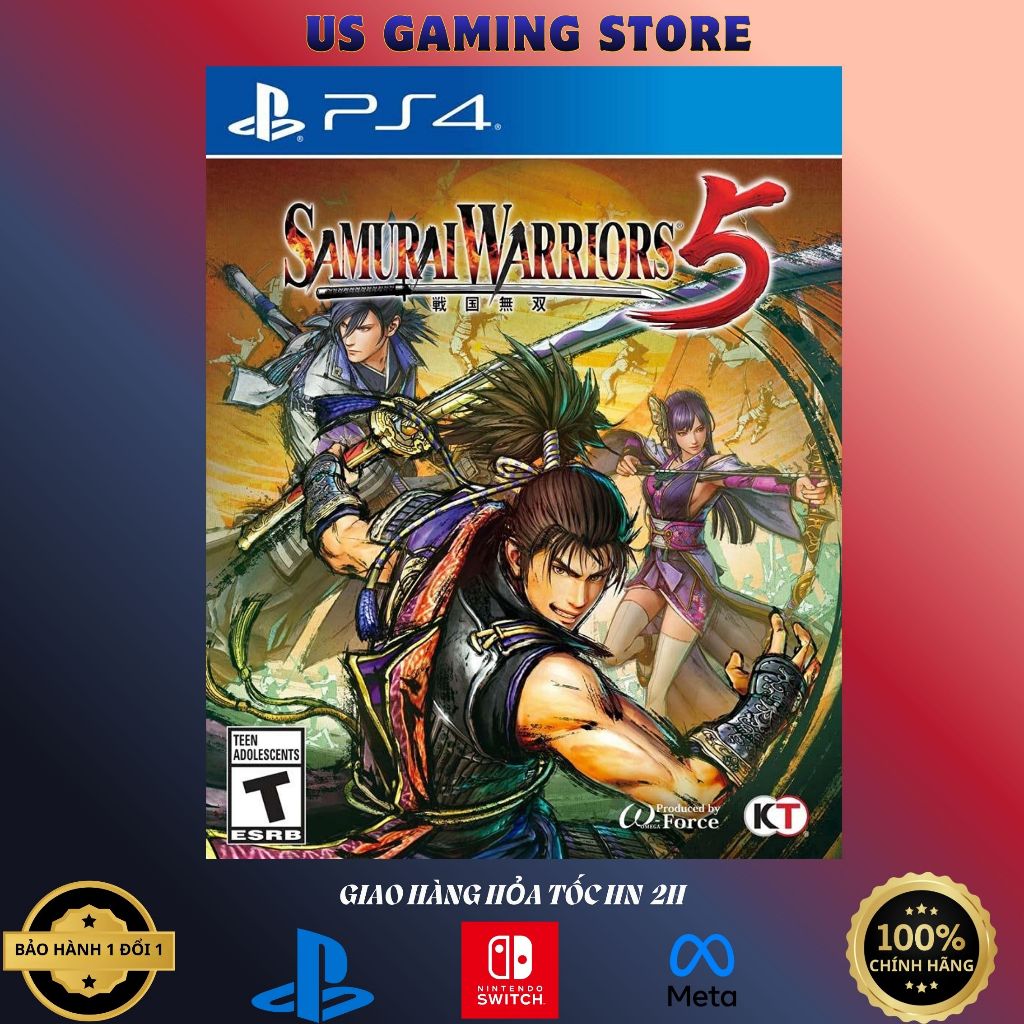 Đĩa Game Samurai Warriors 5 PS4 LIKE NEW