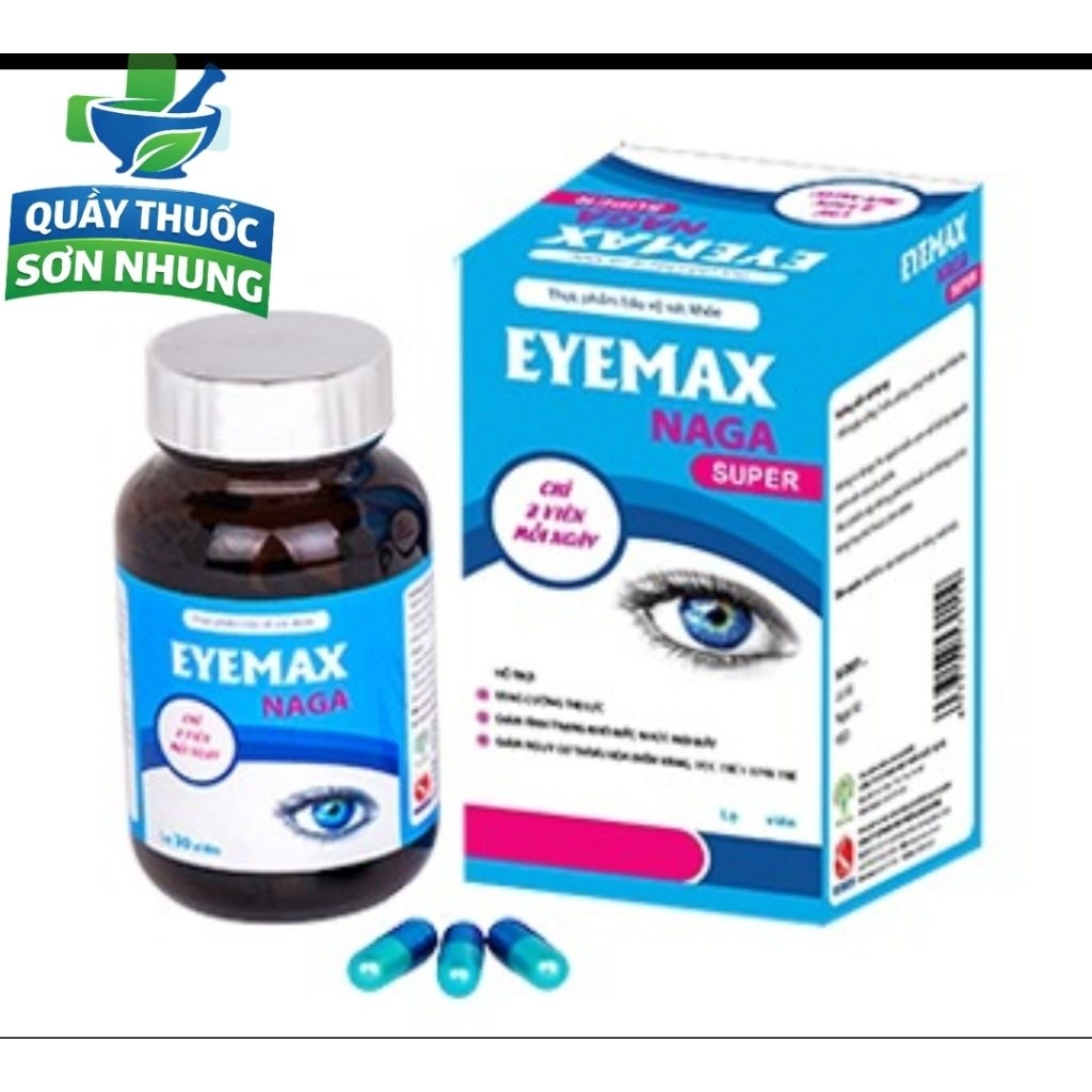 Viên Uống Bổ Mắt EYEMAX NAGA SUPER – Hỗ Trợ Sáng Mắt, Giảm Mỏi Mắt