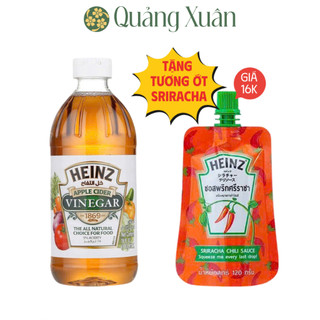 Giấm Táo HEINZ thuỷ tinh Mỹ 473ml [DATE 08/2026]