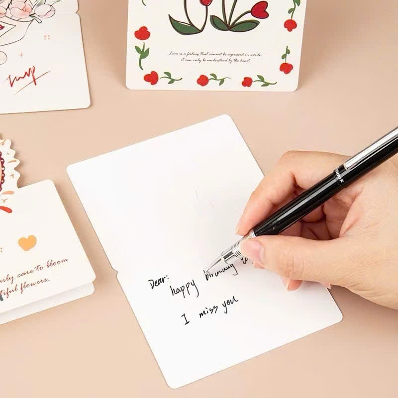 Thiệp Chúc Mừng Hình Ngẫu Nhiên Xinh Đẹp Dành Cho Sinh Nhật Kỷ Niệm Tặng Bạn Bè Người Yêu