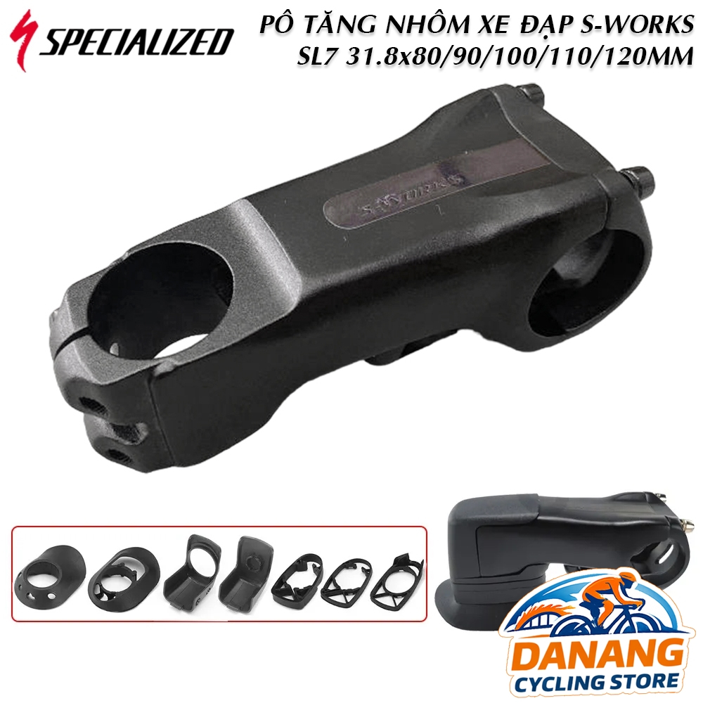 Pô Tăng Nhôm Xe Đạp Road Specialized S-Works SL7 – Cốt 31.8mm – Dài 80 90 100 110 120 130mm