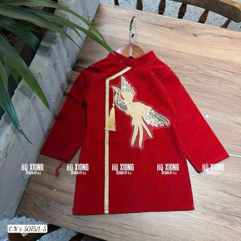 [Deal hời] Áo dài HẠC cho bé trai