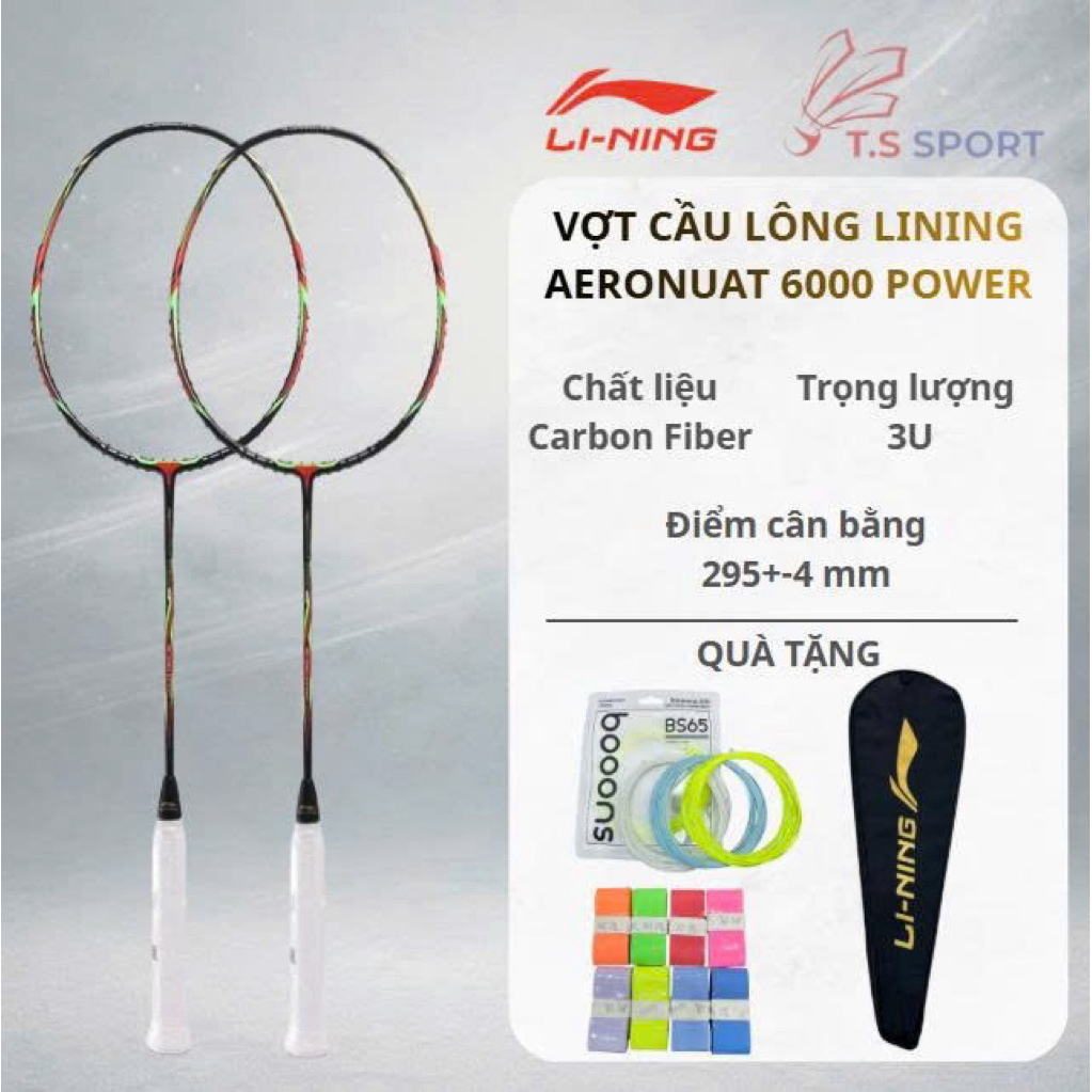 Vợt cầu lông Lining AERONAUT 6000 POWER chính hãng