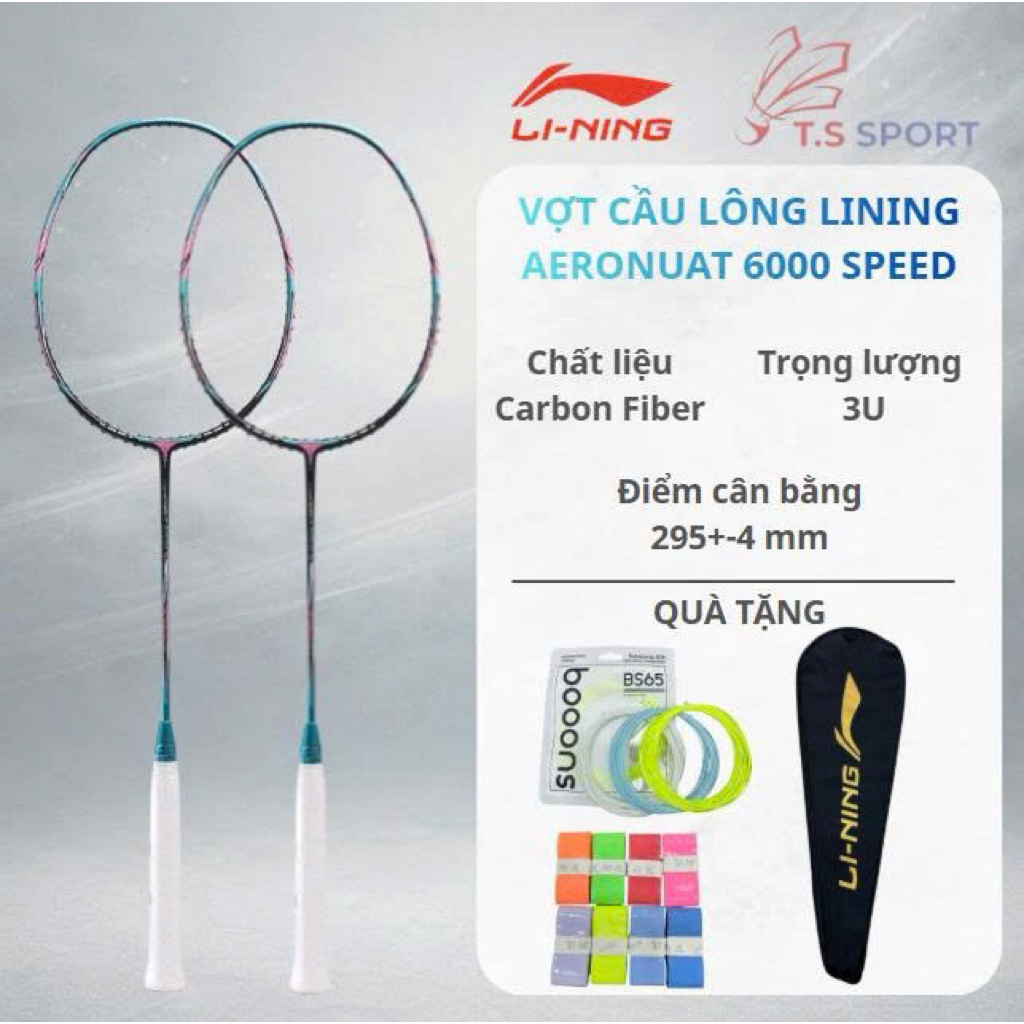 Vợt cầu lông Lining AERONAUT 6000 SPEED chính hãng