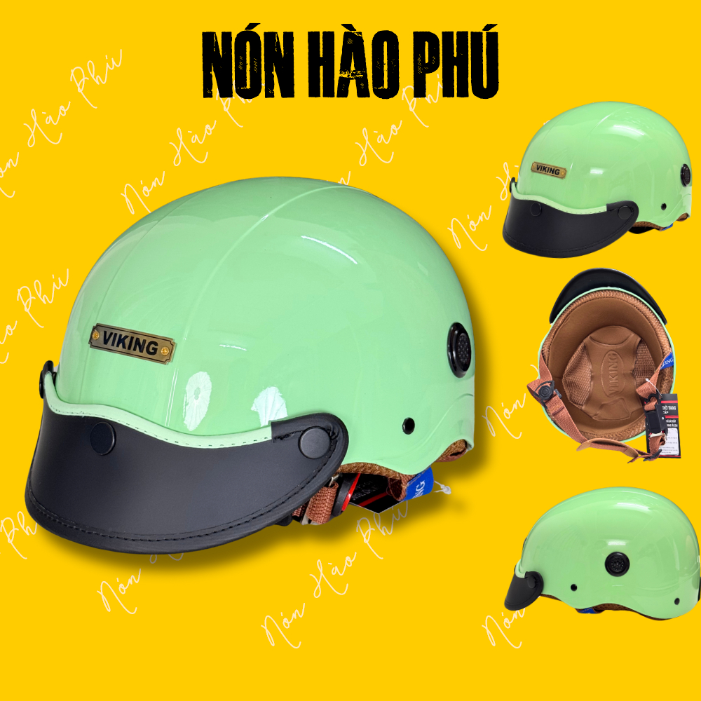 Mũ bảo hiểm nửa đầu SƠN VIKING02 SYMBOL BASIC, nón bảo hiểm chính hãng nam nữ cao cấp