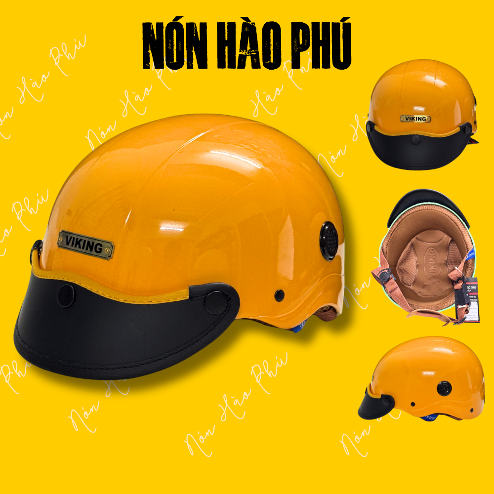 Mũ bảo hiểm nửa đầu SƠN VIKING02 SYMBOL BASIC, nón bảo hiểm chính hãng nam nữ cao cấp