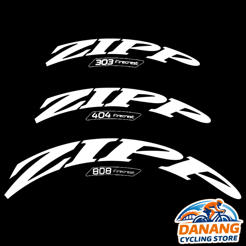 Tem Dán Vành Xe Đạp ZIPP 303/404/808 – Phong Cách Road, Dán Cho Vành 700C