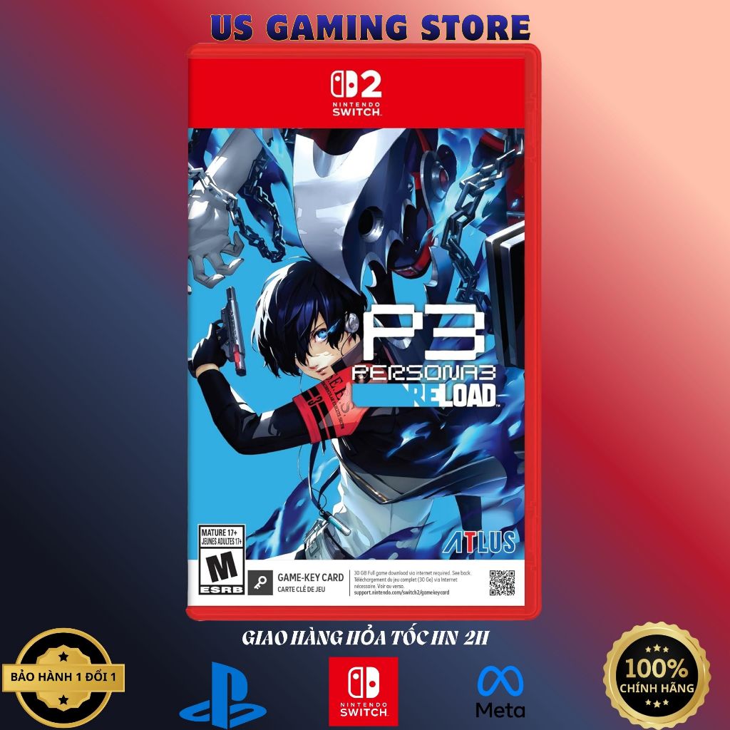 Băng game Persona 3 reload: launch edition nintendo switch 2