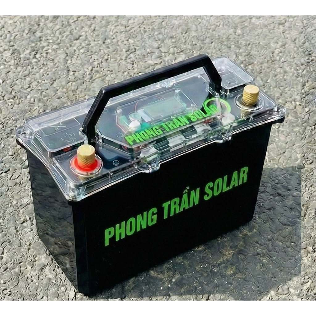 Hộp Bình Pin Sắt 12v 30-45-60-75Ah Mới 100%
