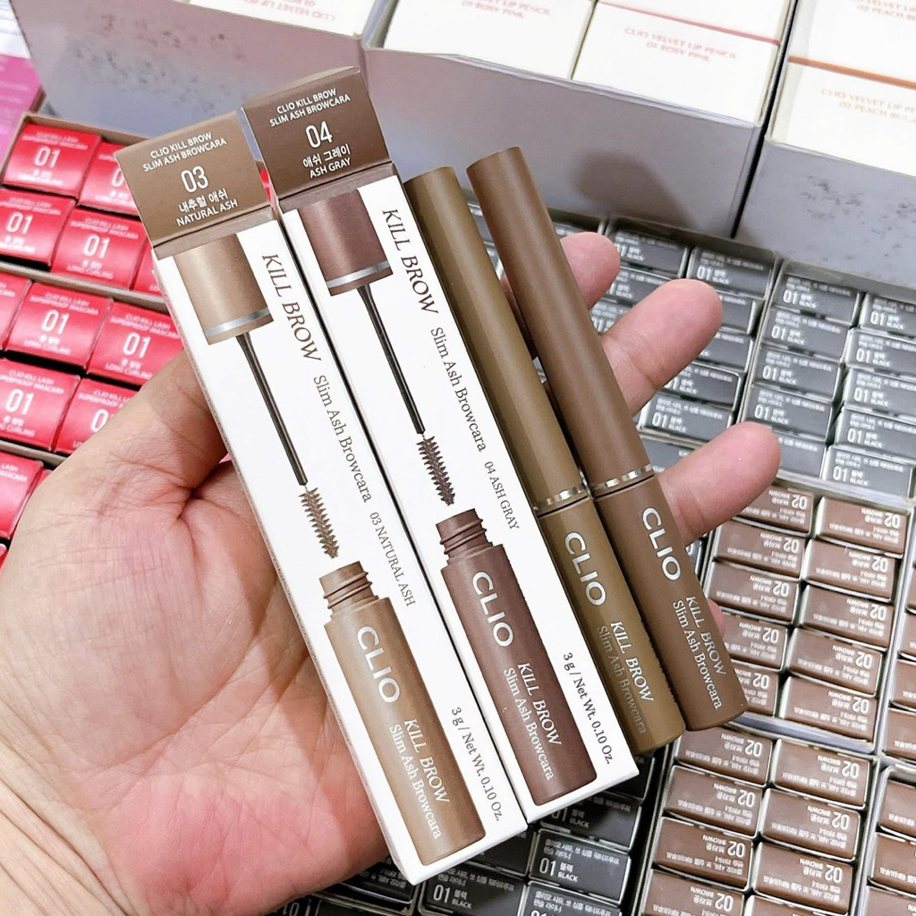 [AUTH 100%] MASCARA CHÂN MÀY CLIO  EYEBROW MASCARA MẪU MỚI