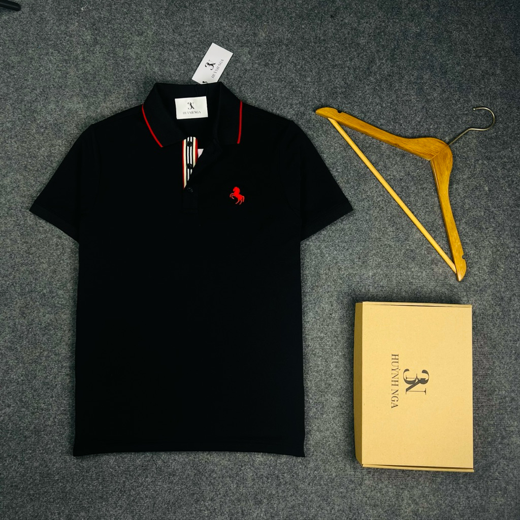 Áo thun polo con ngựa đỏ