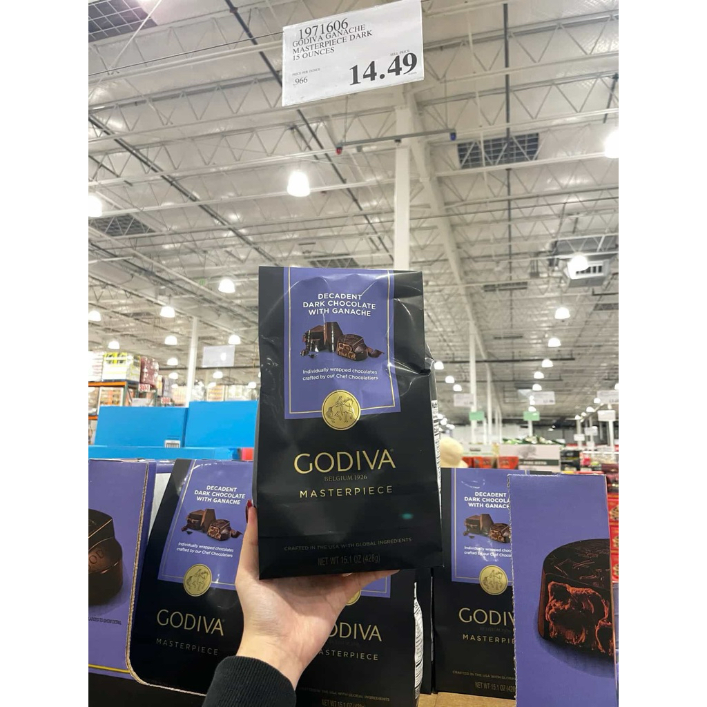 🍫🖤 SOCOLA ĐEN ĐẮNG CAO CẤP, SANG TRỌNG CỦA BỈ GODIVA MASTERPIECES DECADENT DARK CHOCOLATE WITH GANAC
