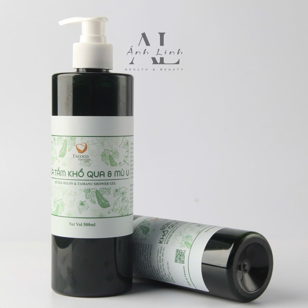 Sữa tắm khổ qua & mù u Escoco - Bitter Melon & Tamanu Shower Gel.
