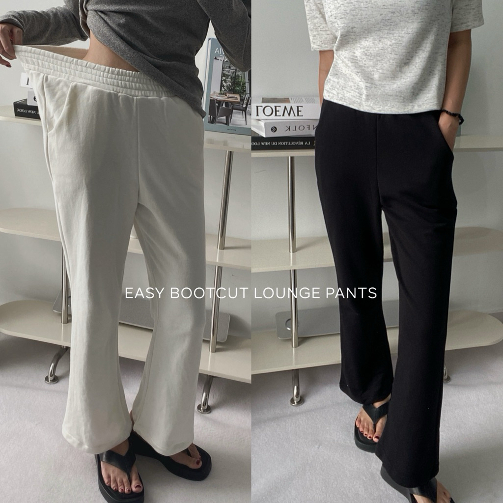 EASY BOOTCUT LOUNGE PANTS (2 Colors)