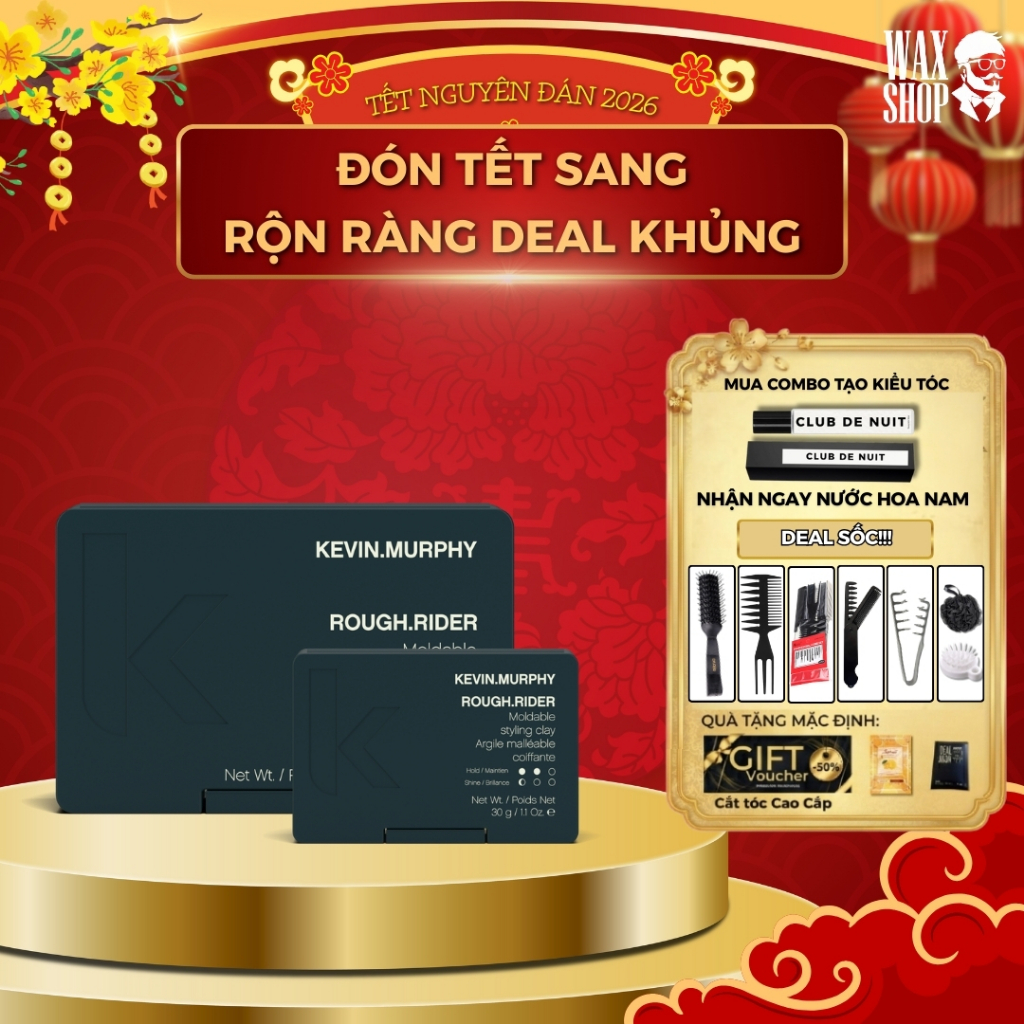 Sáp vuốt tóc nam cao cấp Rough Rider Kevin Murphy chính hãng keo wax giữ nếp tóc - Waxshop - C2